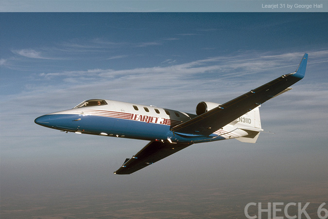 Learjet 31 Corporate jet by George Hall
