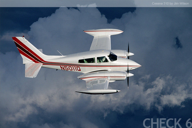 Cessna 310 by Jim Wilson