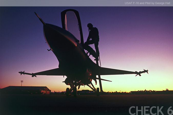 F-16 Pilot - by George Hall