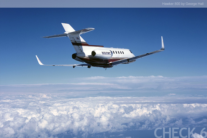 Hawker 800 Corporate Jet by George Hall