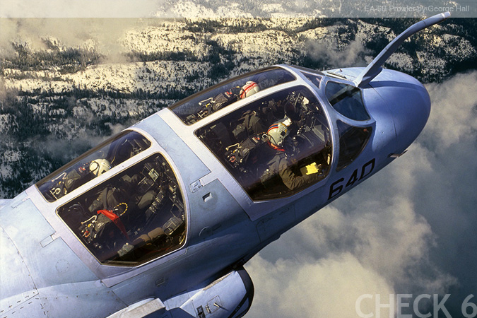 EA-6B Prowler by George Hall
