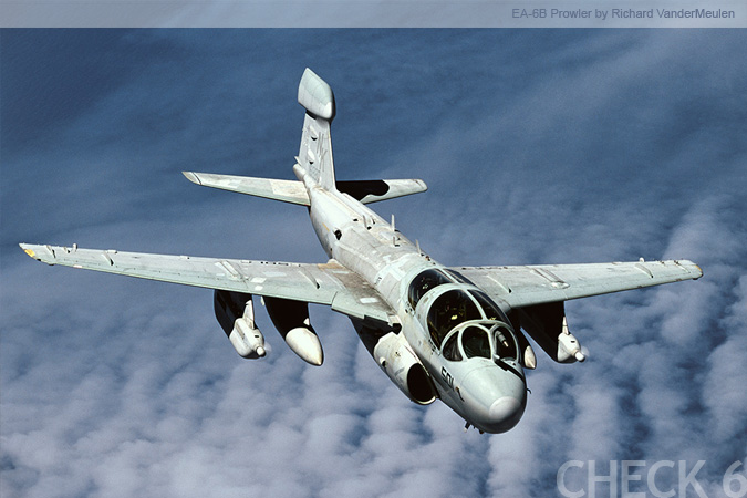 EA-6B Prowler - by Richard VanderMeulen