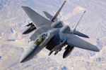 F-15 Strike Eagle In-Flight Re-Fueling by Richard VanderMeulen