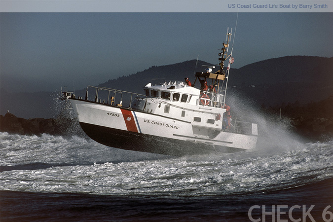 US Coast Guard Life Boat - by Barry Smith